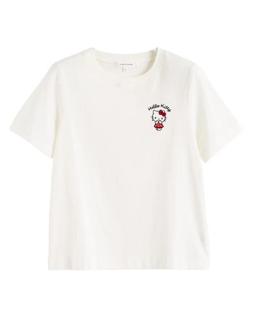 Chinti & Parker Hello Kitty Tシャツ White