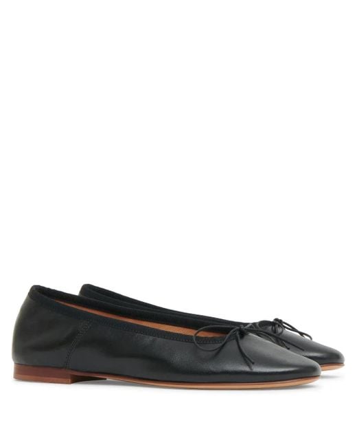 Mansur Gavriel Black Dance Ballerina Shoes