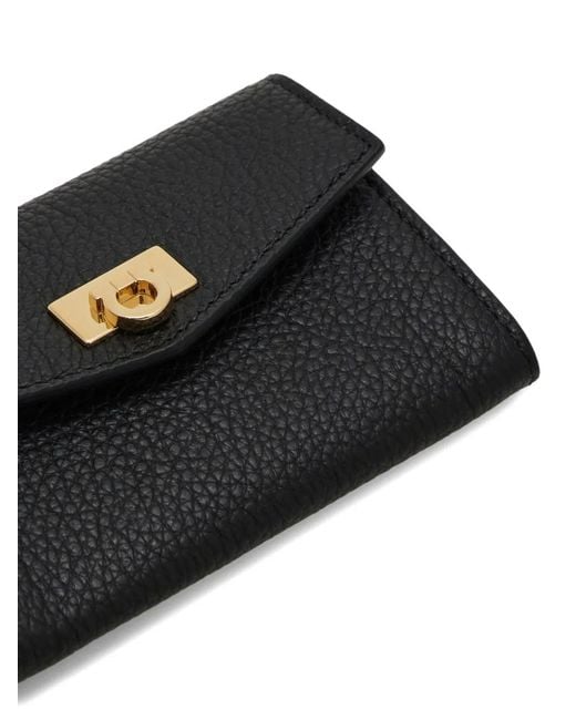 Ferragamo Black Card Holder Charm