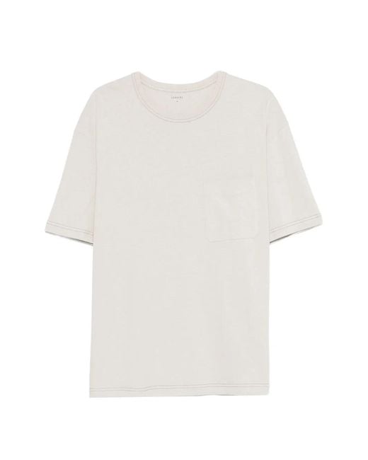 Lemaire White Jersey T-Shirt for men