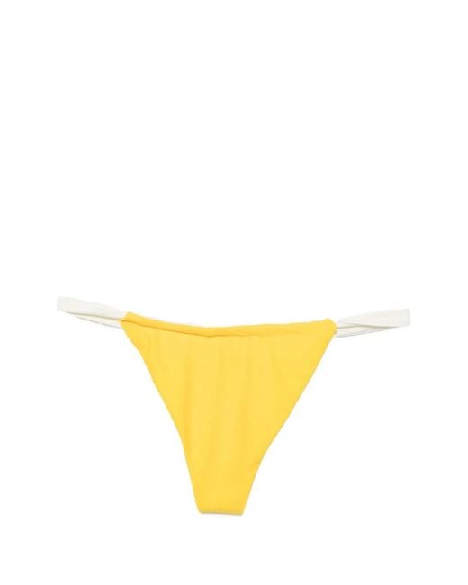 Leslie Amon 90S Slice Bikinislip in het Yellow