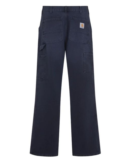 Carhartt Blue Double-Pocket Organic Cotton Jeans for men