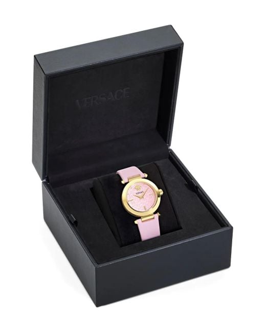 Versace Pink Greek Key Dial 35Mm