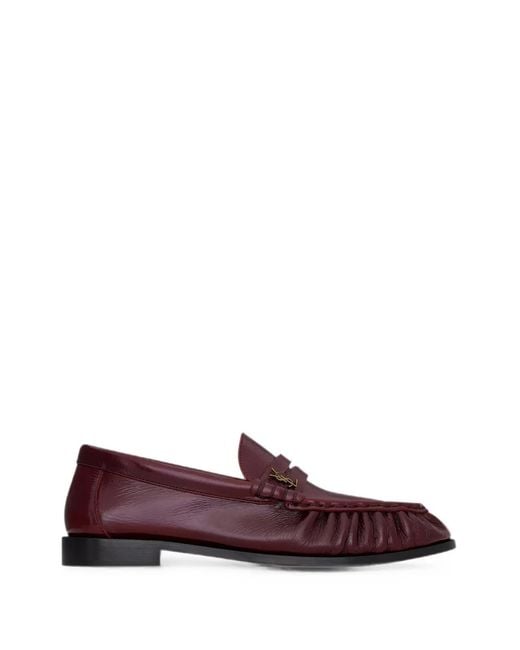 Saint Laurent Purple Le Loafer Supple