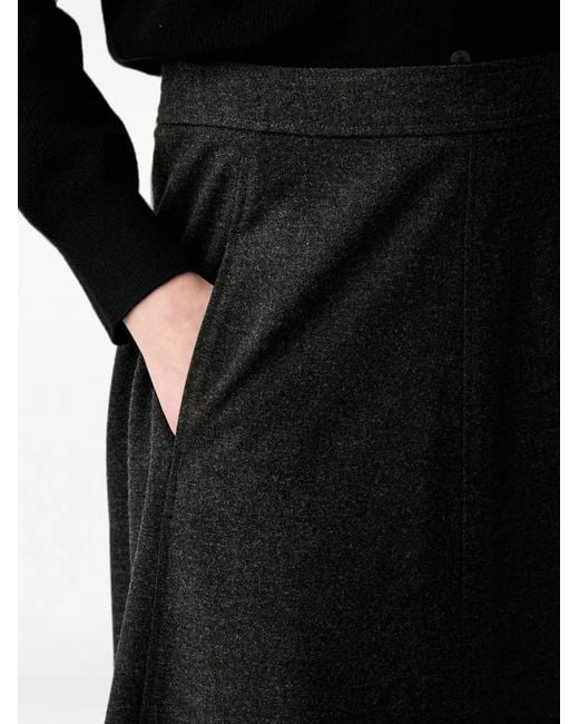 Marc O' Polo Black A-Line Midi Skirt