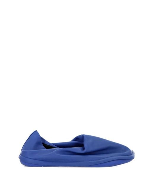 Camper Blue X Issey Miyake Peu Form Draped Leather Loafers for men