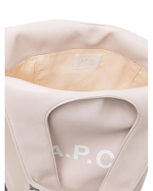 A.P.C. Pink Ninon Tote Bag