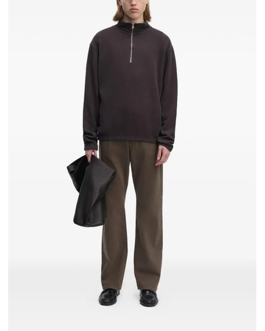 Another Aspect Gray Sweat 2.0 À Col Zippé for men