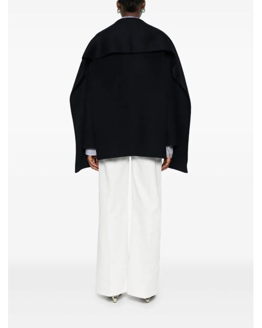 The Dynamis Studio Black Button-Fastening Wool Jacket
