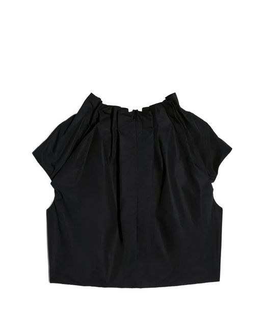 Simone Rocha Black Haut À Design Froncé