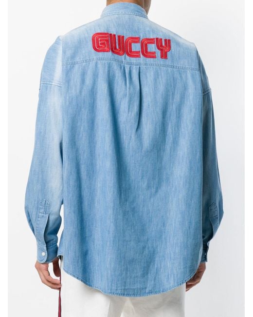 GUCCI バグズ・バニー デニムシャツ