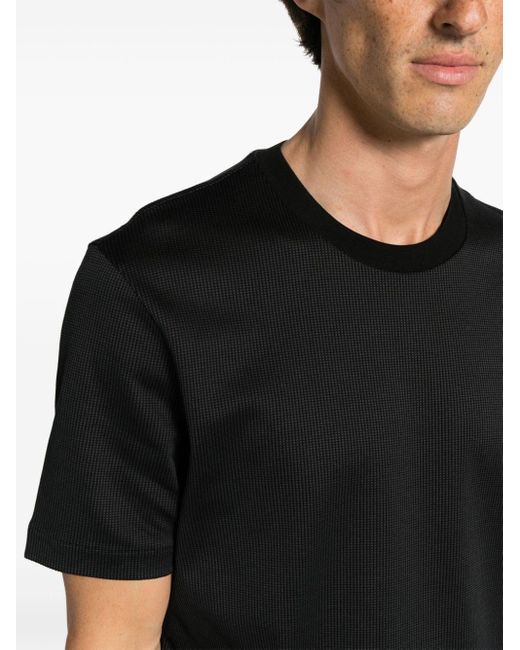 Boss Black Crew-neck Cotton T-shirt for men