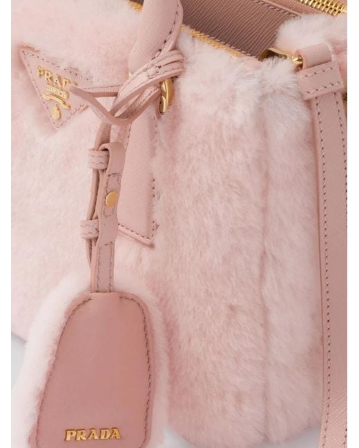 Borsa Galleria Mini di Prada in Pink