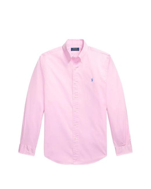 Polo Ralph Lauren Pink Buttoned Shirt for men