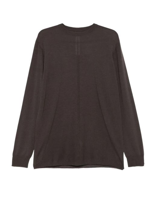 Rick Owens Trui Met Metallic Detail En Ronde Hals in het Brown voor heren