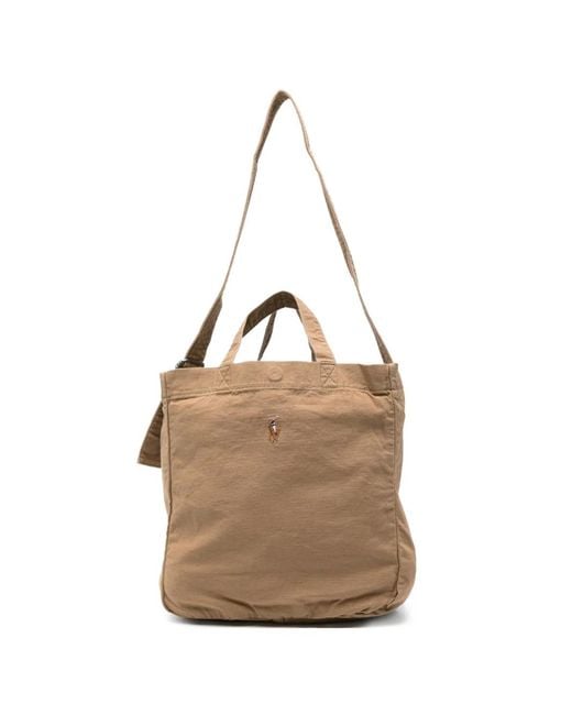 Polo Ralph Lauren Natural Embroidered Tote Bag for men