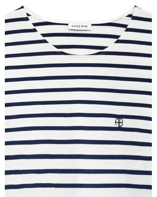 Anine Bing White "Newton" Tee