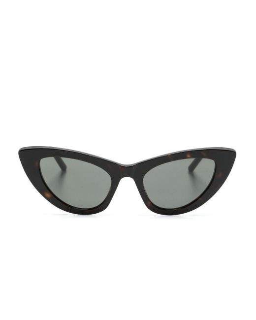 Saint Laurent Gray Lily Cat-eye Sunglasses