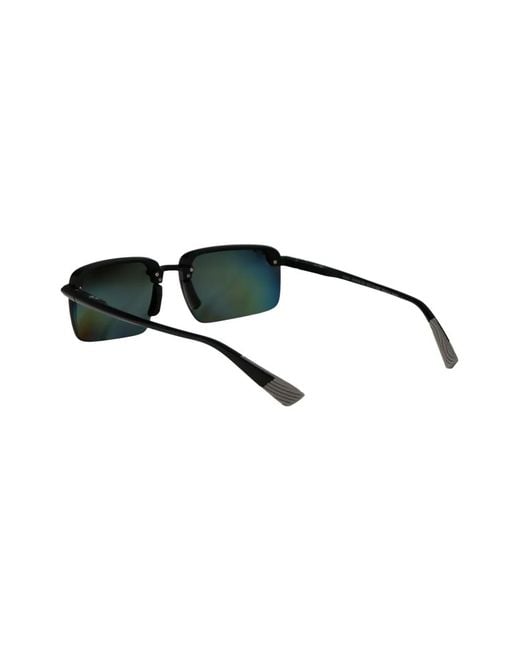 Maui Jim Black Rectangle-Frame Sunglasses