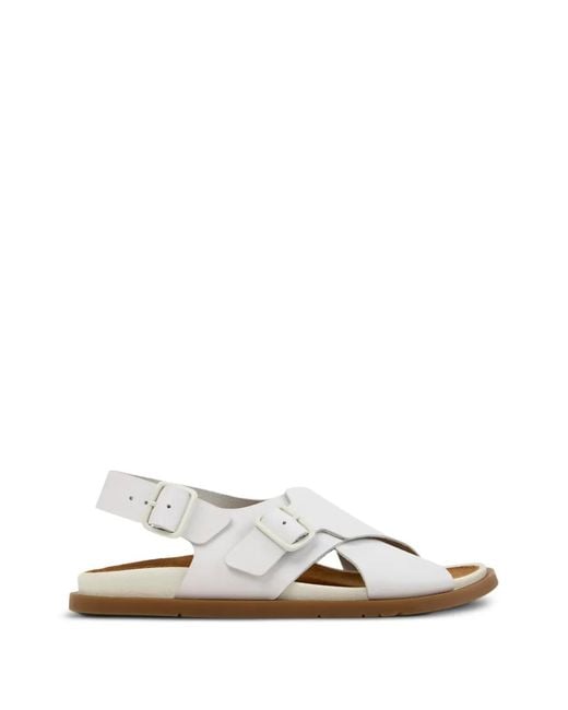Camper White Lluc Sandals