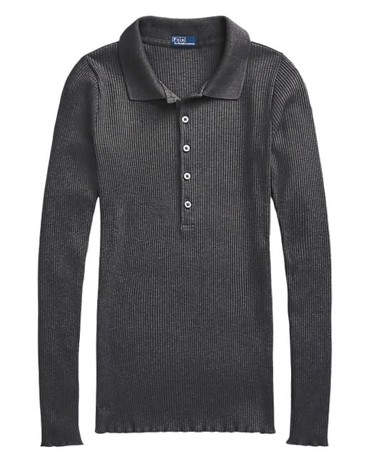 Polo A Coste di Polo Ralph Lauren in Gray
