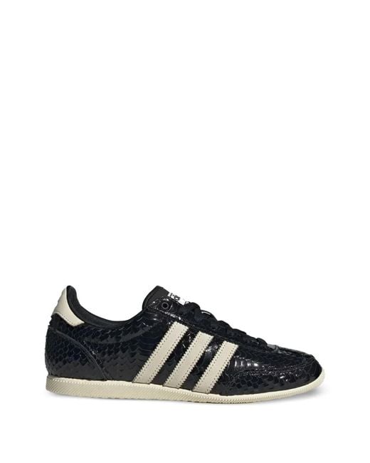 Adidas Black Textured Stripes Japan Sneakers
