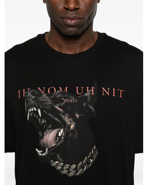 Ih Nom Uh Nit Black Dobermann T-Shirt for men