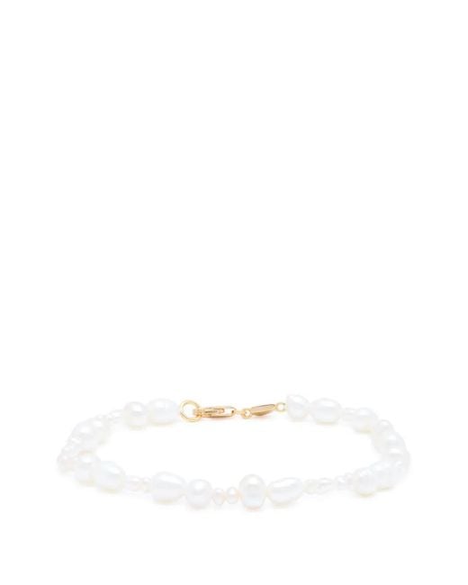 Astrid & Miyu White Serenity Freshwater Pearl Bracelet