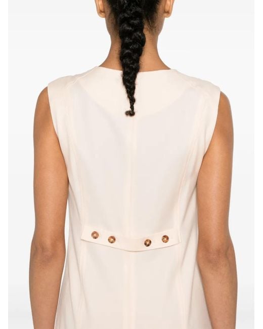 Loulou de Saison Natural Long Buttoned Dress Clothing