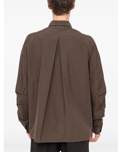 DEVOA Brown Buttoned Shirt for men