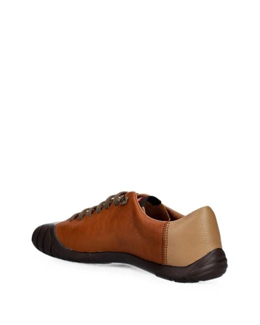 Camper Brown Twins Leather Sneakers for men