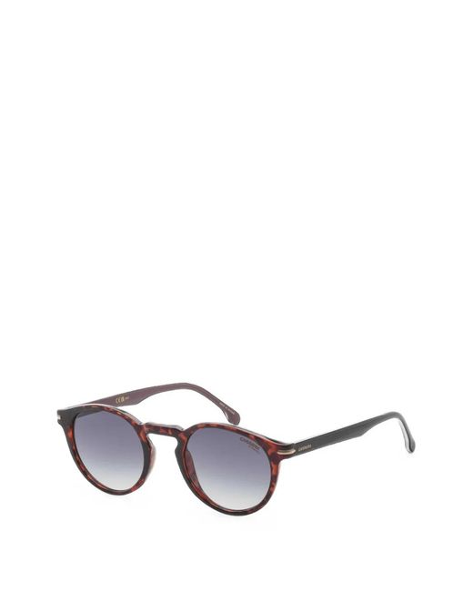 Carrera White Tortoiseshell-Effect Round-Frame Sunglasses