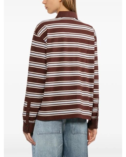 Rag & Bone Striped Collared Top
