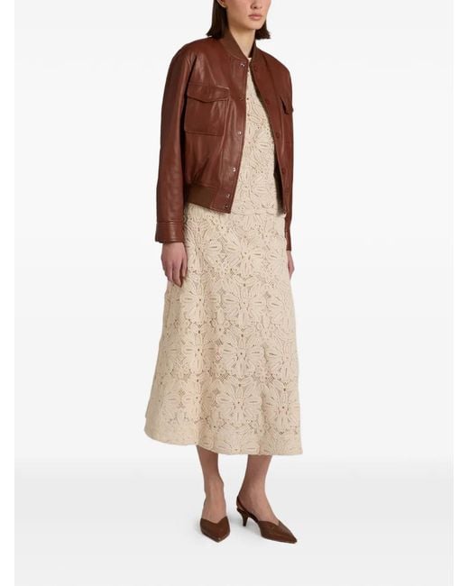 Slowear Natural Macramé Midi Skirt