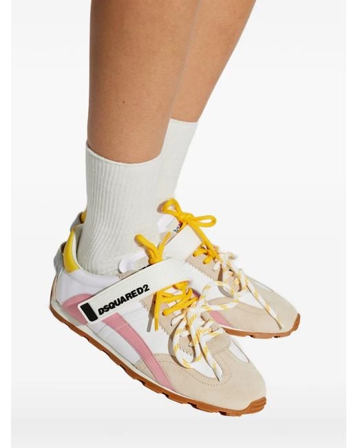 DSquared² Pink Dc-642 Sneakers