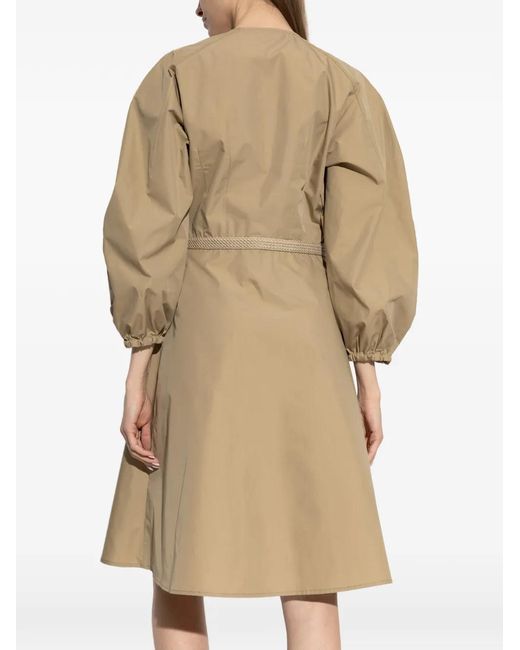 Moncler Natural Dress With Pockets