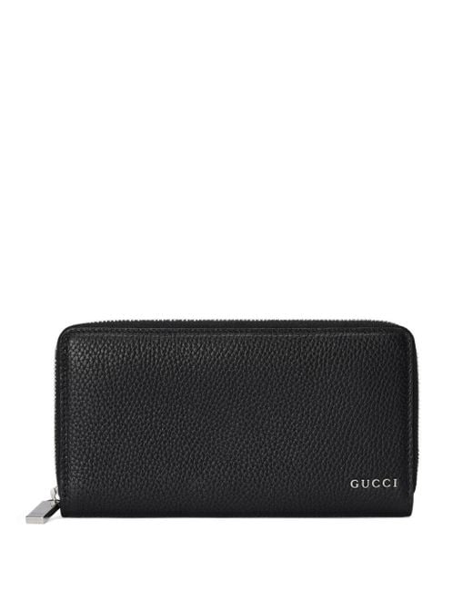 Portafoglio con logo di Gucci in Black da Uomo
