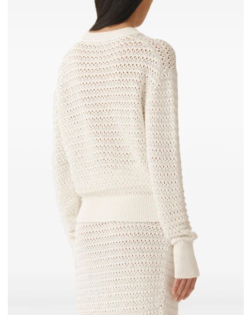 Fabiana Filippi ルレックスディテール セーター White