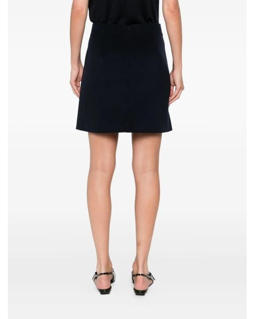 Max Mara Black Minirock aus Wolle