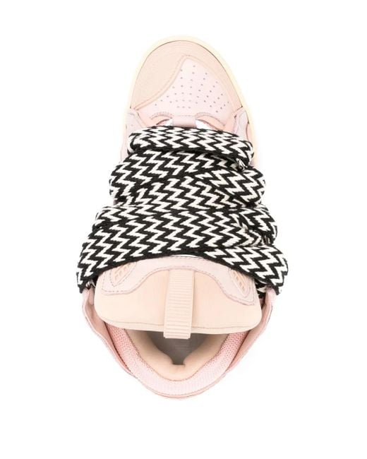 Lanvin Pink Curb Sneakers