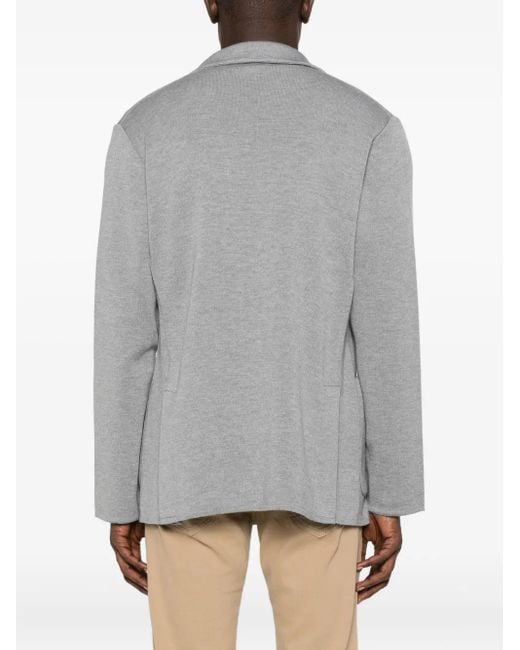 メンズ Lardini パッチポケット ジャケット Gray