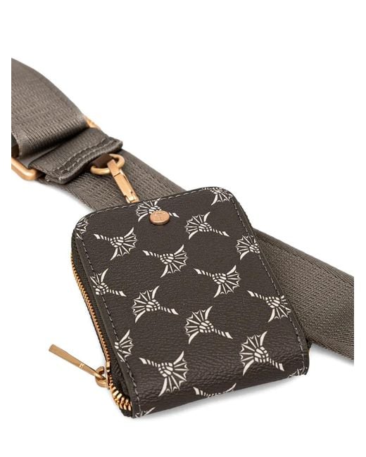 Joop! Gray Patterned Cross-Body Bag