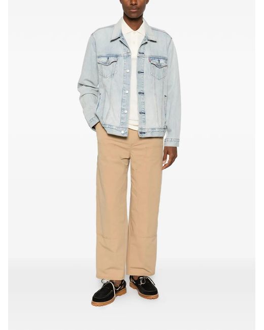 Levi's Blue The Trucker Jacket Into The Light T for men
