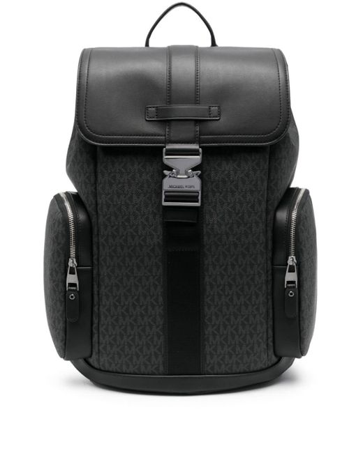 Michael Kors Black Hudson Cargo Backpack for men