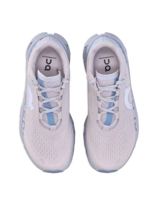 On Shoes White Cloudmster Frost Wash" Sneakers