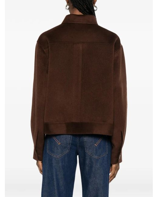 Bompard Brown Buttoned Jacket