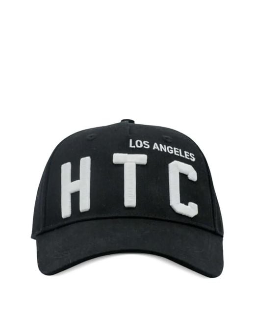 HTC Black Logo-Embroidered Cap for men