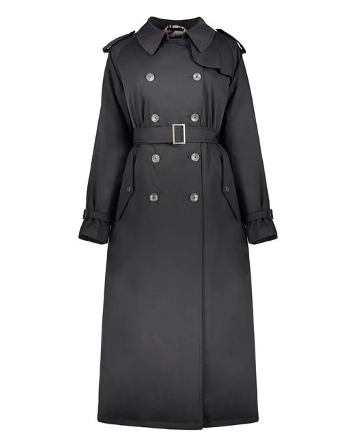 Herno Black Padded Trench Coat