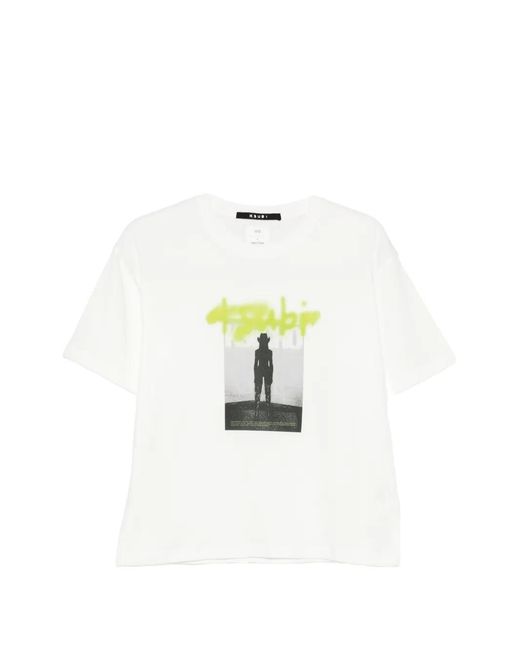 Ksubi White Ksycho Everyday Graphic-Print Short-Sleeve T-Shirt