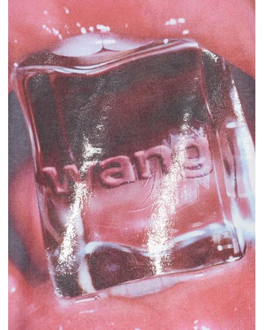 Alexander Wang Pink Cube Oversized T-Shirt